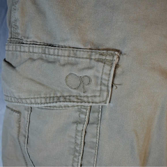 Ocean Pacific OP men’s brown size 32 cargo shorts #Q1031 - Picture 3 of 4